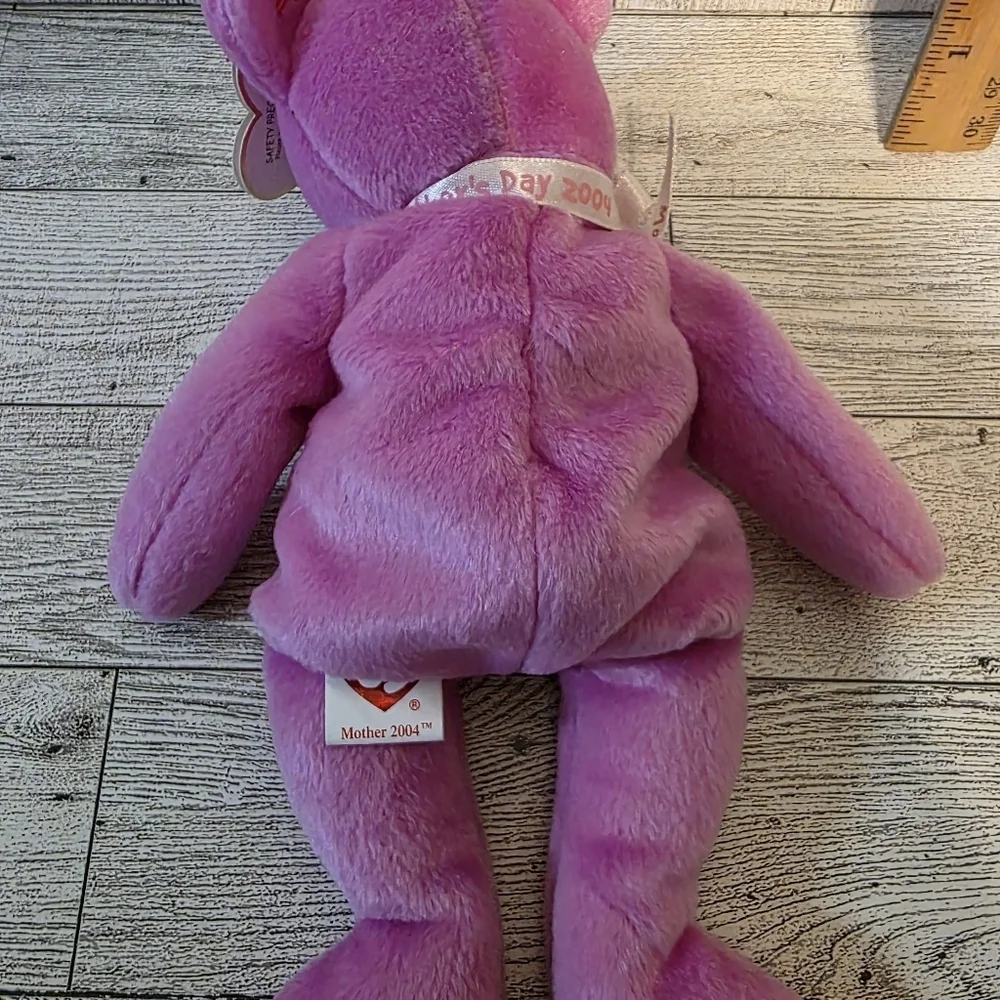 Ty Mother Fuchsia Bear Plush Toy